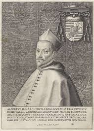 Portret Van Albrecht Aartshertog Van Oostenrijk Antonie Wierix Ii 1565 Voor 1598 Rijksmuseum Portret Oostenrijk Wapenschild