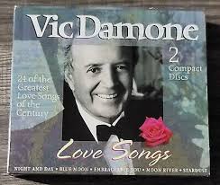 Vic Damone Love Songs CD 2 Disc Set 1999 Madacy Entertainment, Free  Shipping
