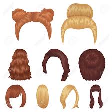 Hair style pictures can be great tools for anyone interested in a new look. Quads Blond Braids And Other Types Of Hairstyles Back Hairstyle Royalty Free Cliparts Vectors And Stock Illustration Image 85192992