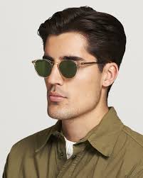 Garrett Leight Hampton 46 Sunglasses Pure Green