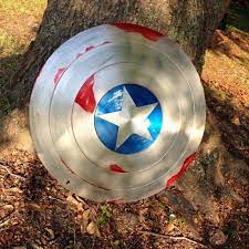 Metal Captain America Shield Battle Damaged Captain America Shield Captain America Battle