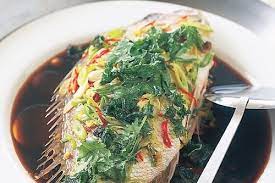 8 Lunar New Year Delicacies Its Symbolism 6 Steamed Whole Fish The Word For Fish Yu Sounds Like The Snapper Recipes Cooking Dinner Seafood Recipes