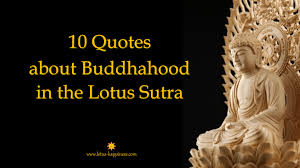 An iconic buddha figure inside a lotus blossom. 10 Quotes About Buddhahood In The Lotus Sutra Lotus Happiness