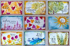Organize your cards within each stack. 60 Best Index Card Craft Ideas Card Craft Index Cards Cards