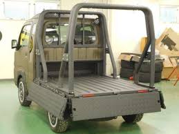 軽トラック ハイゼットジャンボ 荷台 ベッドライナー塗装line x施工 ミニトラック オフロードトラック 車の塗装