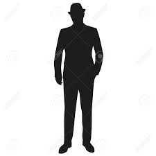 Standing Man In Suit And Hat Hand In Pocket Vector Silhouette Royalty Free Cliparts Vectors And Stock Illustration Image 52219612 Business people standing still in silhouette. standing man in suit and hat hand in pocket vector silhouette
