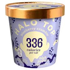 Naturally sweet & delicious it's the. Halo Top Blueberry Crumble Low Calorie Ice Cream Ocado