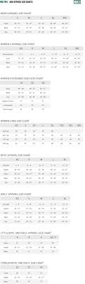 Nike Size Chart Mens Clothing Prosvsgijoes Org