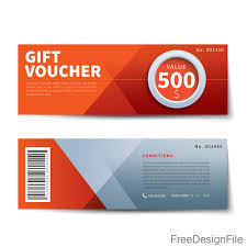 Vouchers are among the things that can attract customers' attention because most people want these. Orange Gift Voucher Design Vector Free Download
