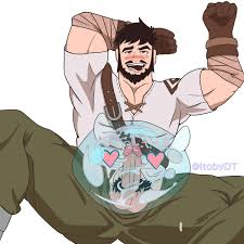 Tobee on X: Seems Wagner Is having fun with the Hydro slime. The slime  seems to want more rhan just elemental energy. Hope you like my little fan  art. GenshinImpact gayart NSFW 