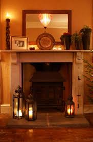 The Swenglish Home Christmas Home Fireplace Lanterns Fireplace Home Decor