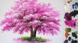 Check out our cherry blossom painting selection for the very best in unique or custom, handmade pieces from our paintings shops. How To Paint Marigolds Youtube Flower Painting Cherry Blossom Painting Tree Painting