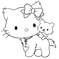 Hello kitty is in the 3rd grade and likes to learn about the world. Hello Kitty Colouring Pages Hello Kitty Sanrio Coloring Page