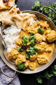 Easy Creamy Cauliflower Curry Recipe Vegan The Modern Proper Recipe Curry Recipes Healthy Winter Meals Vegan Dinners