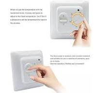 Uteam Underfloor Heating Controller 16A Electronic Floor Heating Thermostat  with Limit Sensor