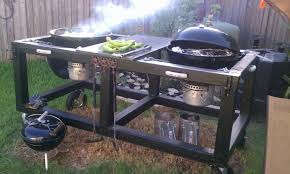 Anyone Know Of A Weber Kettle Table Mod Page 2 The Bbq Brethren Forums Outdoor Bbq Grill Table Outdoor Kitchen Grill