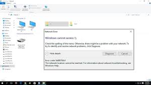 How To Fix Network Error Windows Cannot Access In Windows 10 8 1 7 Youtube