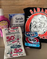 50 Jaar Sarah Cadeau Box Unieke Samenstelling Boxbode Nl
