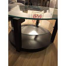 In some cases, shatter proof glass will break through the development of many cracks in the glass without. Rooms To Go Round Glass Top Coffee Table Aptdeco