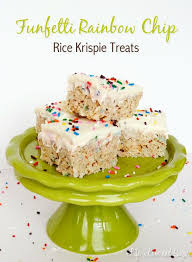 Funfetti Cake Batter Rice Krispie Treats Best Rice Krispie Treats Recipe Krispie Treats Rice Krispie Treats Christmas Sweet Recipes