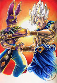 Goku Vs Beerus Dragon Ball Art Dragon Ball Super Manga Anime Dragon Ball Super