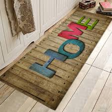 Large size 2'x6' low profile washable runner rug is made up of safe material, nylon with printed pattern surface. Durable Non Slip Kitchen Floor Mat Machine Washable Rug Door Large Runner Carpet Hallway Buy Online At Best Prices In Pakistan Daraz Pk