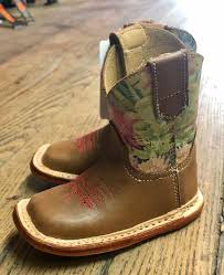 Select a filter to easily see availability in store. Roper Infant Cowbabies Prickly Tan Cactus Square Toe Boots 1380 Painted Cowgirl Western Store