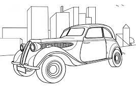 Classic Car Coloring Page Bmw 321 Coloring Books Classic Cars Retro Cars Car Cartoon