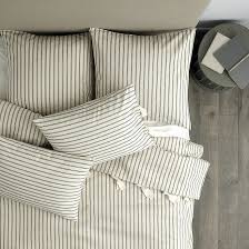 We believe that bedding doesn't have to be boring! Ticking Stripe Duvet Navy Ballard Designs