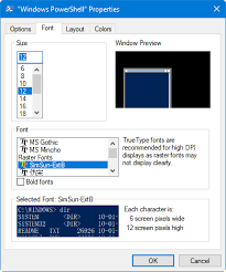 To change the text size in windows 10, you need to adjust the size option from the font and colors option. How To Change The Text And Layout Of Powershell Window