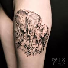 Pin By Ivy Ellvinger On Tattoos Elephant Tattoos Elephant Tattoo Meaning Elephant Family Tattoo