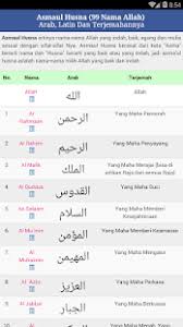 Asmaul husna dan artinya banyak di jelaskan di dalam al qur'an. Asmaul Husna Arti Dan Khasiatnya For Pc Windows 7 8 10 And Mac Apk 0 0 1 Free Education Apps For Android