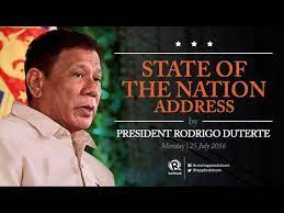 What is the state of the nation address? Live President Duterte S State Of The Nation Address Sona 2016 Youtube
