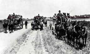 1907 Viewing the farm | Lincoln ...