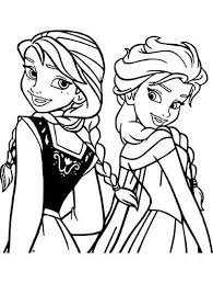 Frozen pdf coloring pages are a fun way for kids of all ages to develop creativity, focus, motor skills and color recognition. Free Printable Elsa Anna Free Printable Frozen Coloring Pages Novocom Top