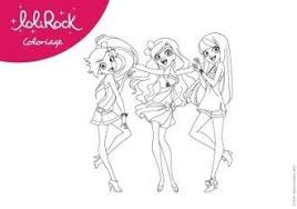 Pinte a iris, a talia e a auriana. Free Lolirock Printables And Activities