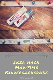 Diy Ikea Hack Die Garderobe Flisat War Ein Absoluter Fehlkauf Deshalb Haben Wir Sie Einfach Gepimpt Nun Halten Die Jacke Kindergarderobe Kinder Kinderecke