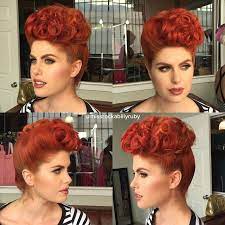 Miss Ruby On Instagram Hair I Did This Morning On Dorismayday For A Pinupgirlclothing Shoot Makeup By Eri Hair Styles Vintage Hairstyles Retro Hairstyles
