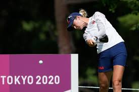 Nelly korda walks off the 18th tee during round three of the meijer lpga classic for simply give at blythefield country club on june 19, 2021 in grand rapids, michigan. Z Jq9b Tiogzqm