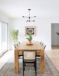 Explore chairs with rattan peel woven over a solid wood frame. These 40 Rooms Are The Epitome Of California Cool Dining Room Table Decor Farmhouse Dining Rooms Decor Dining Room Inspiration