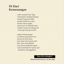Tiada yang seindah ketika hati tersucikan. Tukang Puisi Sempena Semangat Aidilfitri Masih Terasa Facebook