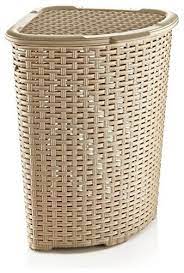 A decorative laundry hamper with lid will not only your keep dirty clothes concealed but also you have plenty of options when it comes to selecting a laundry basket or hamper. Corner Laundry Basket 50 Liter Laundry Hamper With Easy Stay Open Lid Tropical Hampers By Superio Brand Houzz