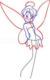 How To Draw Tinkerbell Step By Step Drawing Guide By Dawn Dragoart Com Repeat the previous step to. how to draw tinkerbell step by step