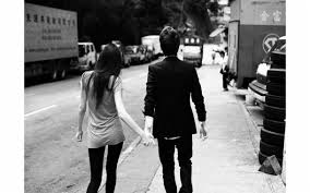 Please contact us if you want to publish a sweet wallpaper on our site. Black And White Sweet Couple Wallpaper Couple Holding Hands On Street 1920x1200 Download Hd Wallpaper Wallpapertip