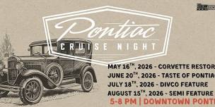 Pontiac Cruise Night 2026 Season