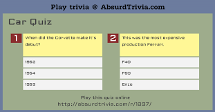 Jonas salk successfully create a vaccine for in 1952? Car Quiz