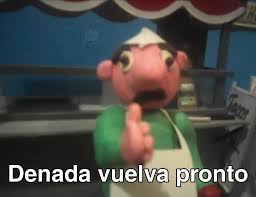 gracias vuelva pronto