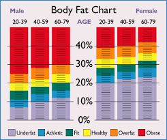 Body Fat Chart Gif 430 X 360 Exercise Body Fat