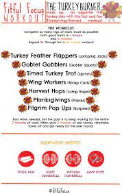 There is a staff for both the treble clef and the bass clef so that kids can practice each. The Turkey Burner A Thanksgiving Themed Workout Fitful Focus