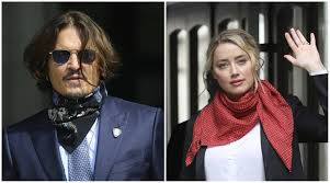 Amber heard and johnny depp attend the 'black mass' virgin atlantic gala screening during the bfi london film festival, at odeon leicester in the recording, depp and heard debate an incident in which she allegedly punched and injured him. Johnny Depp S Lawyers Play Video Showing Amber Heard Attacked Sister Entertainment News The Indian Express